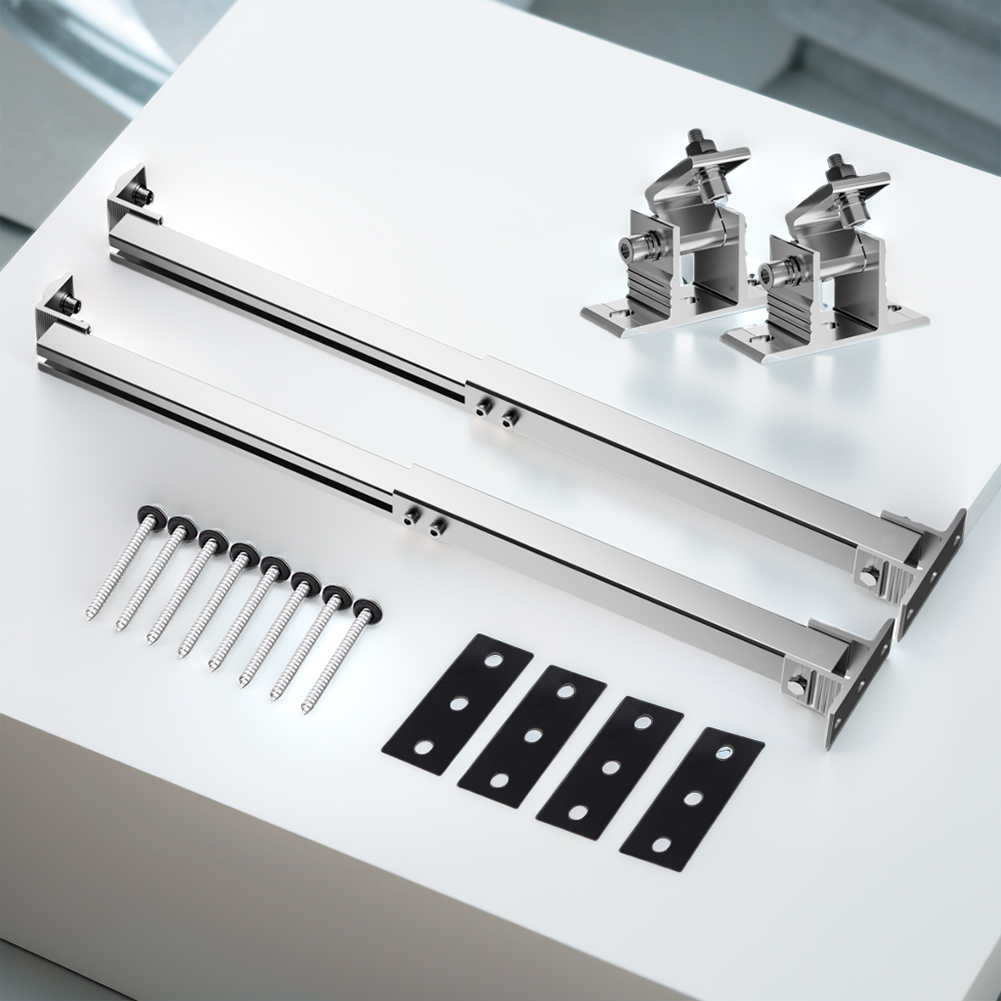 Solar Panel Mounting Rack Alum - Flat Panel Mount Tilt 评论和价格