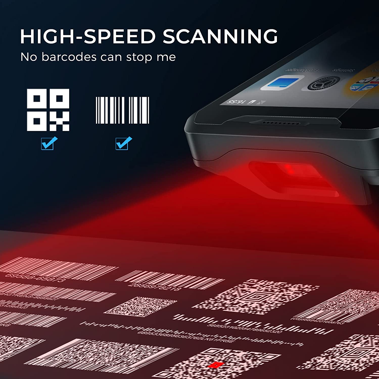 Android 9 4G Ruggedized Wirele - Barcode Scanner 2D 评论和价格