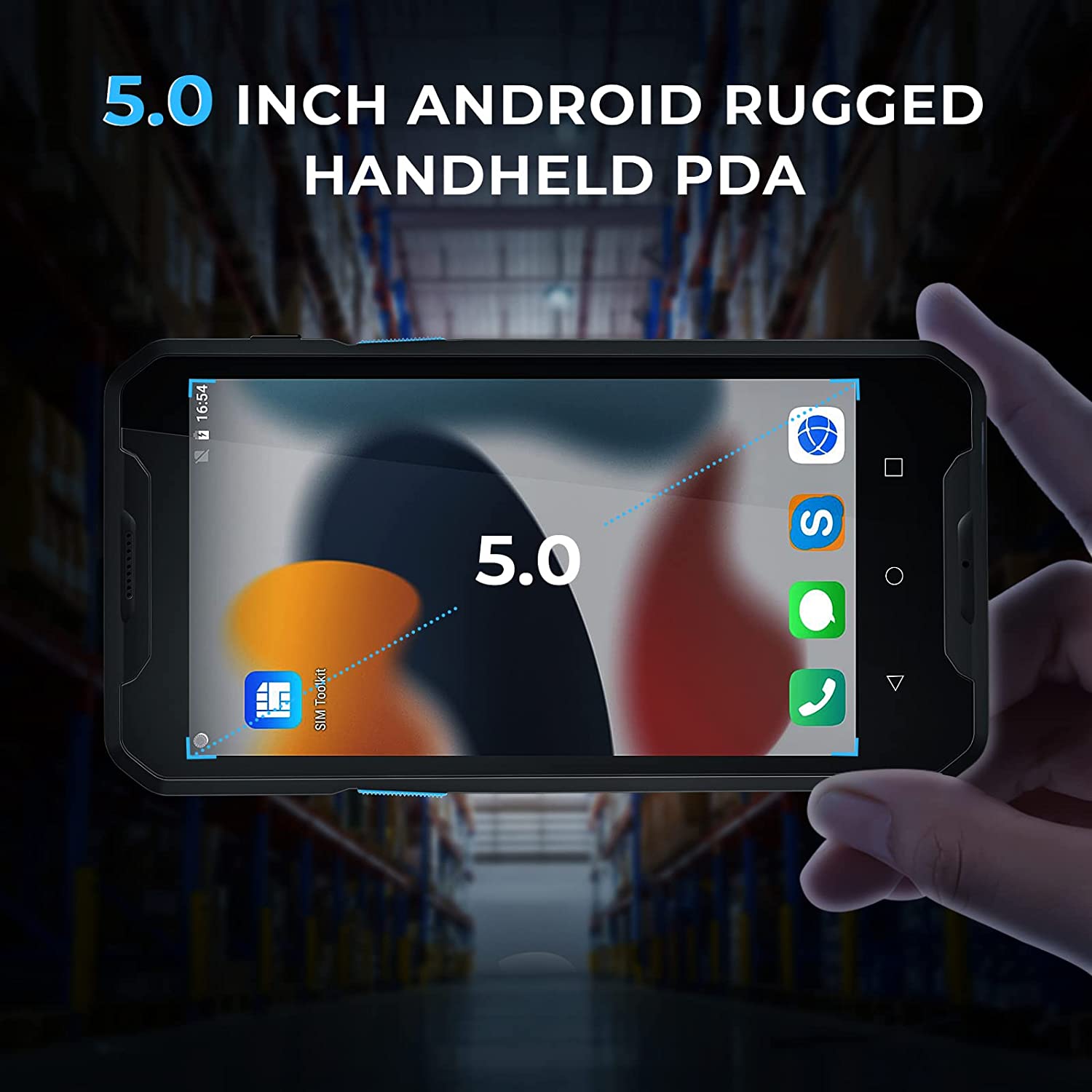 Android 9 4G Ruggedized Wirele - Barcode Scanner 2D 评论和价格