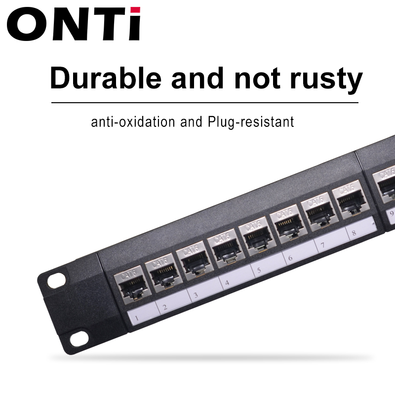 ONTi 19in 1U Rack 24 Port CAT6 - Server Rack Shelf 评论和价格