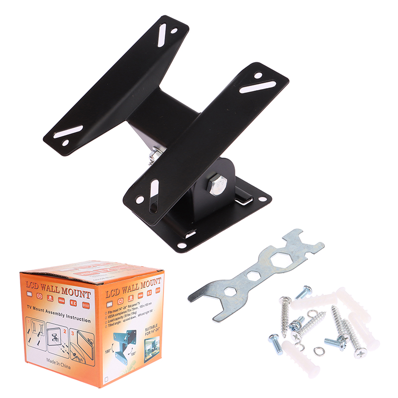 1Set 14-24Inch TV Mounts LCD L - Flat Panel Mount Tilt 评论和价格