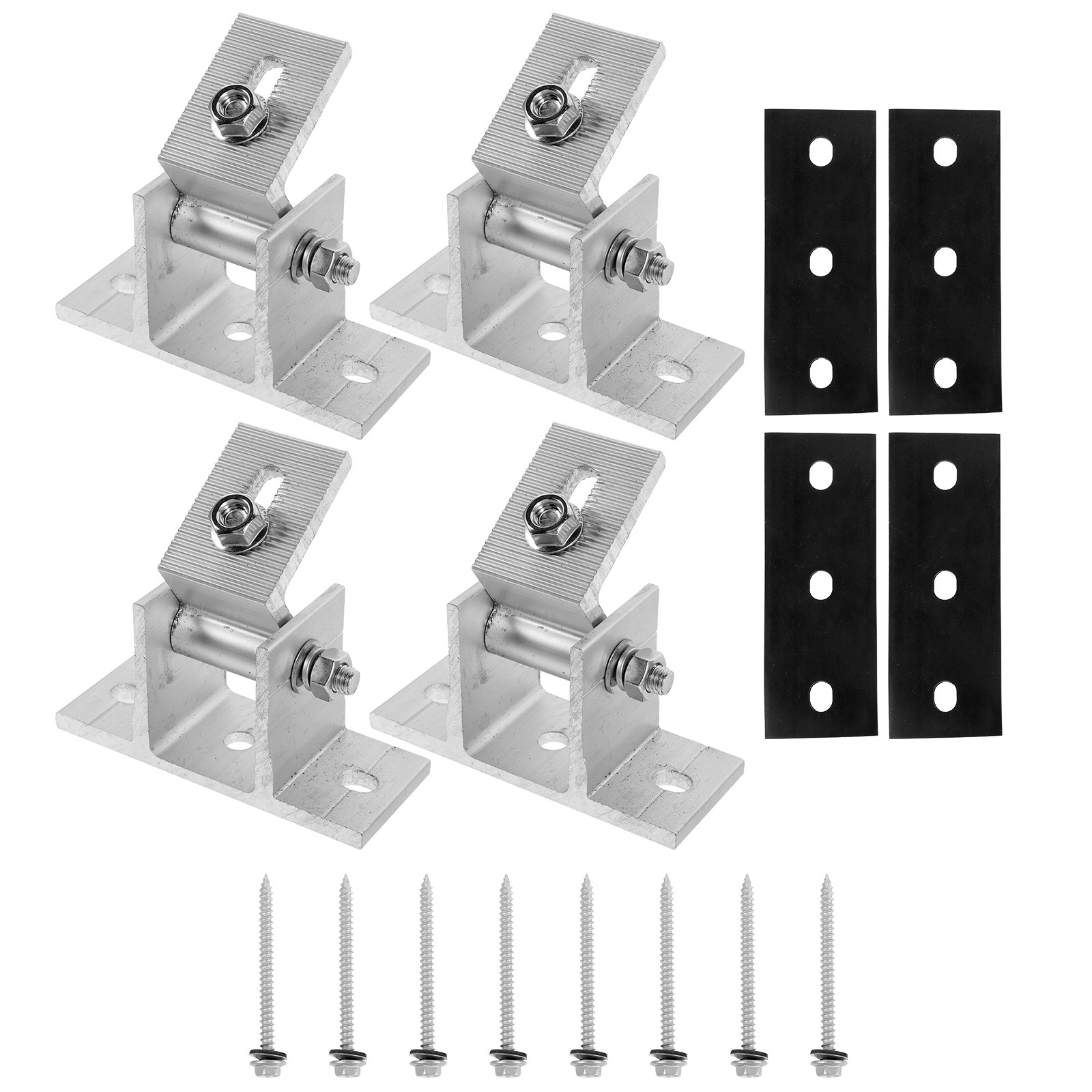 4Pcs Adjustable Solar Panel Mo - Flat Panel Mount Tilt 评论和价格