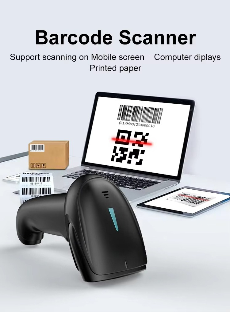 USB Wireless for 2.4G Barcode  - Barcode Scanner 2D 评论和价格