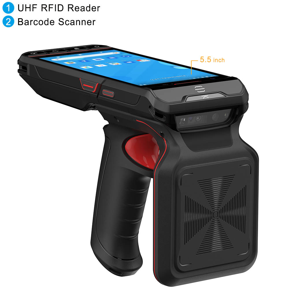 5.5-inch Android PDA UHF RFID  - Barcode Scanner 2D 评论和价格