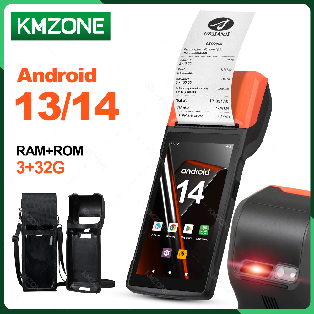 Handheld Android 13/14 PDA Pri - Pos Terminal Android 评论和价格