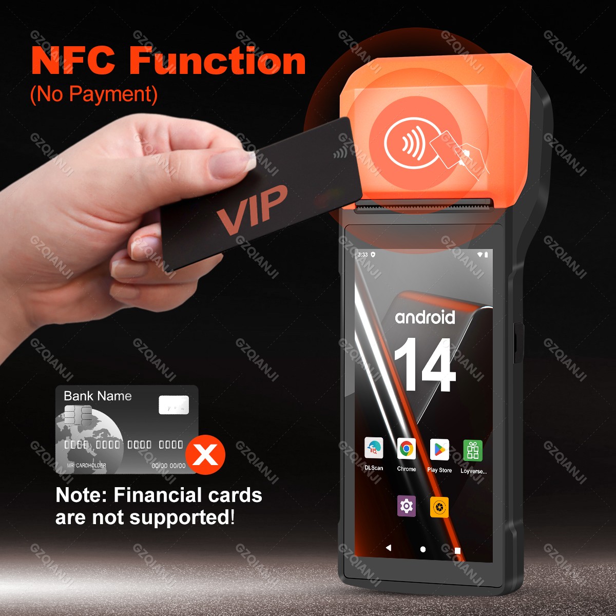 Handheld Android 13/14 PDA Pri - Pos Terminal Android 评论和价格