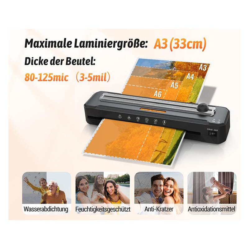 A3/A4 Plastic Sealing Machine  - Laminator A3 Hot 评论和价格