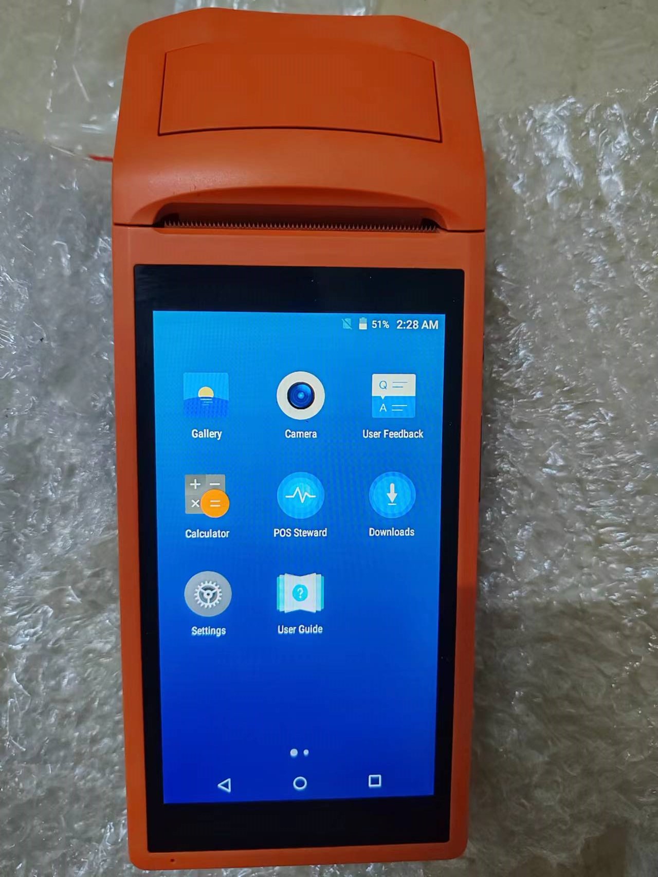 USED V1 Android 5.1 WCDMA 3G P - Pos Terminal Android 评论和价格