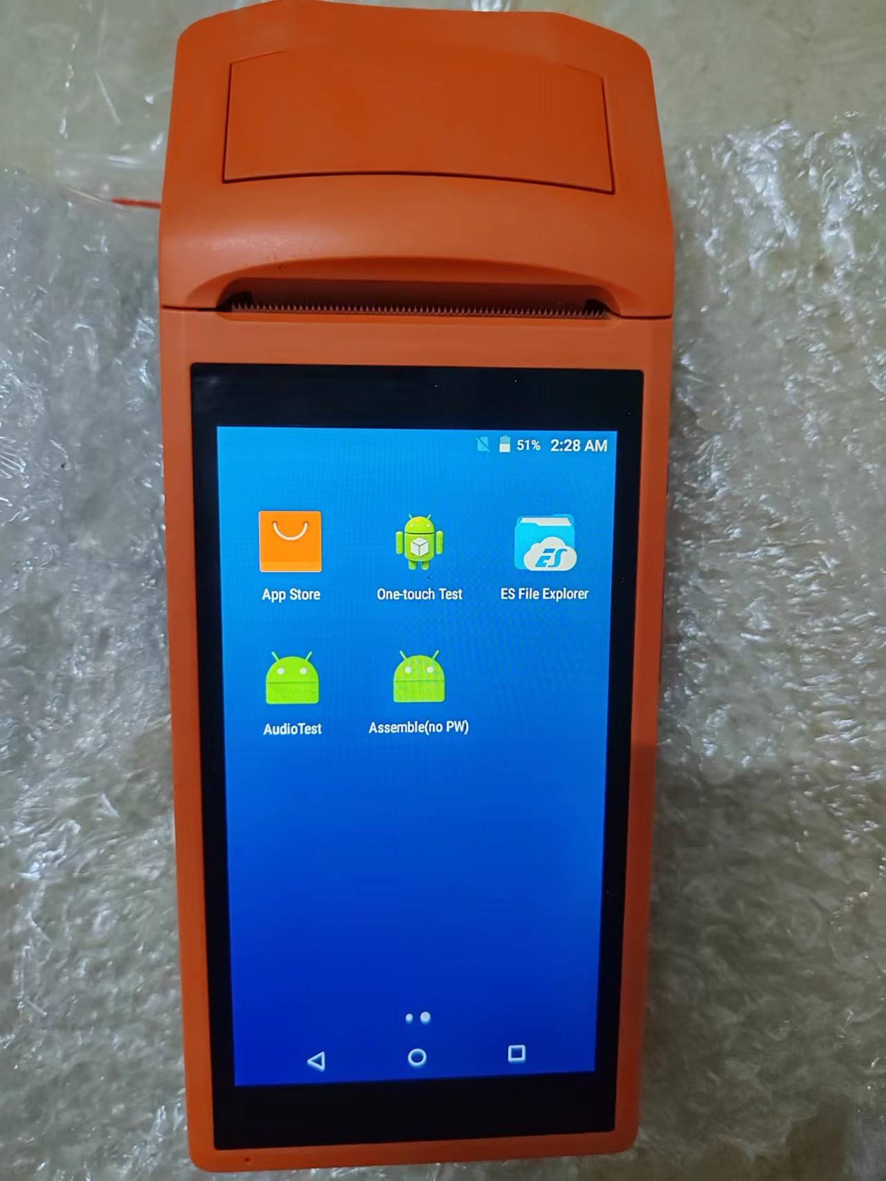 USED V1 Android 5.1 WCDMA 3G P - Pos Terminal Android 评论和价格