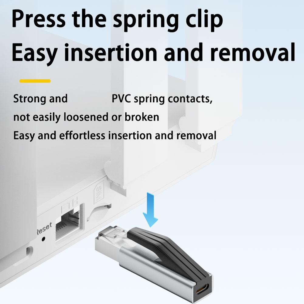 Type C to Ethernet Adapter 100 - Gigabit Network Card 评论和价格