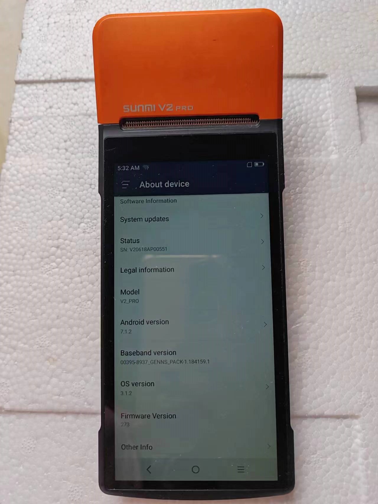 Used  V2 Pro  Android 7.1 POS  - Pos Terminal Android 评论和价格