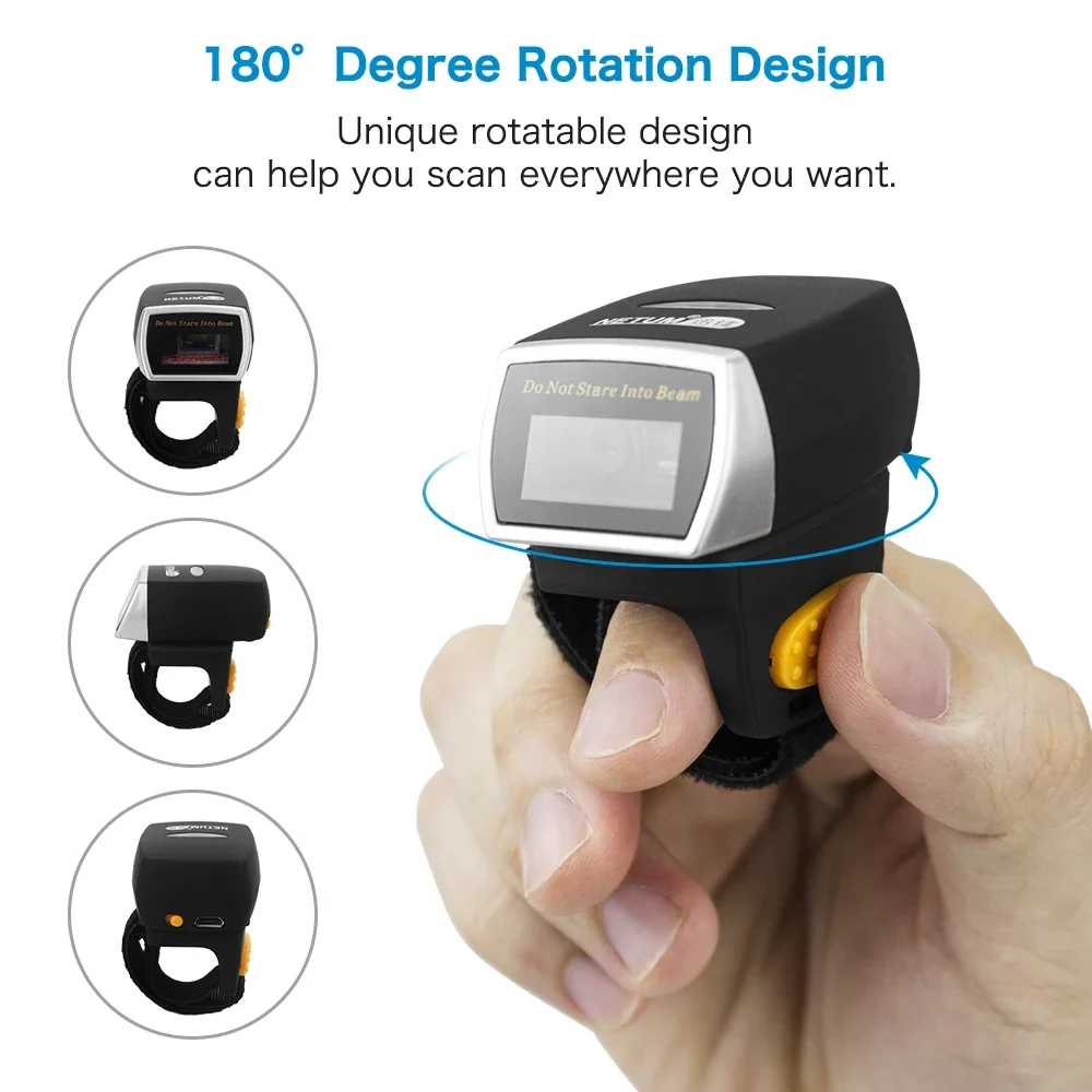 NEW Netum Mini Finger Ring Bar - Barcode Scanner 2D 评论和价格