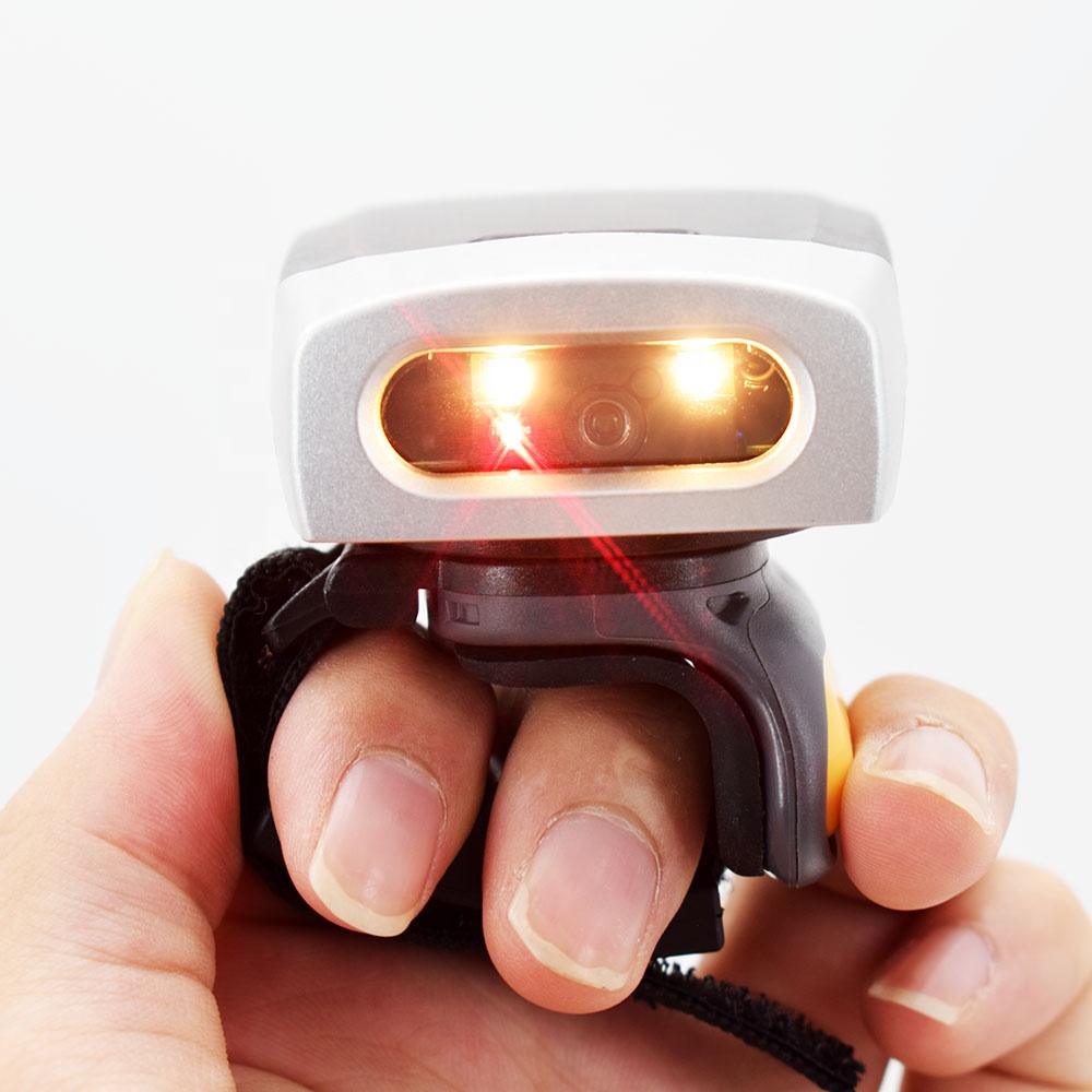 Portable Wireless 2D Ring Fing - Barcode Scanner 2D 评论和价格