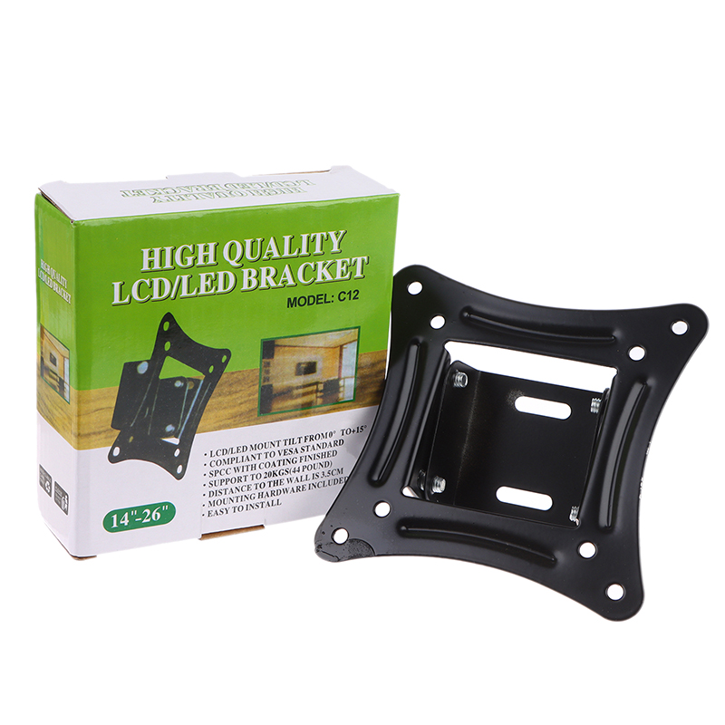 1Set 14-27Inch TV Mounts LCD L - Flat Panel Mount Tilt 评论和价格