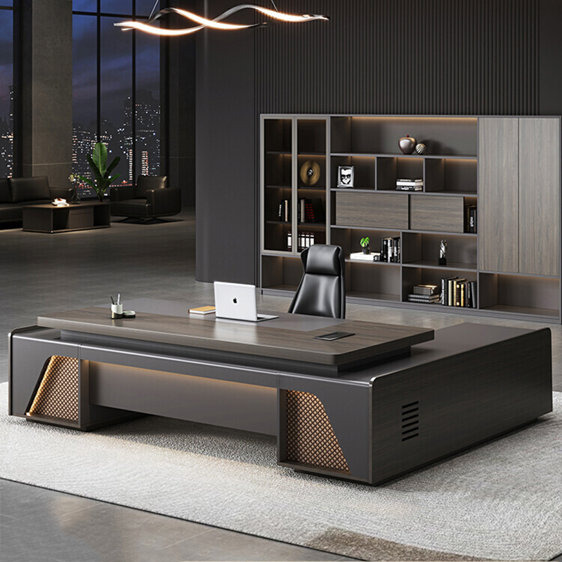 ❀zz Luxury Modern Ceo L Shape  - Office Tech And Management 评论和价格