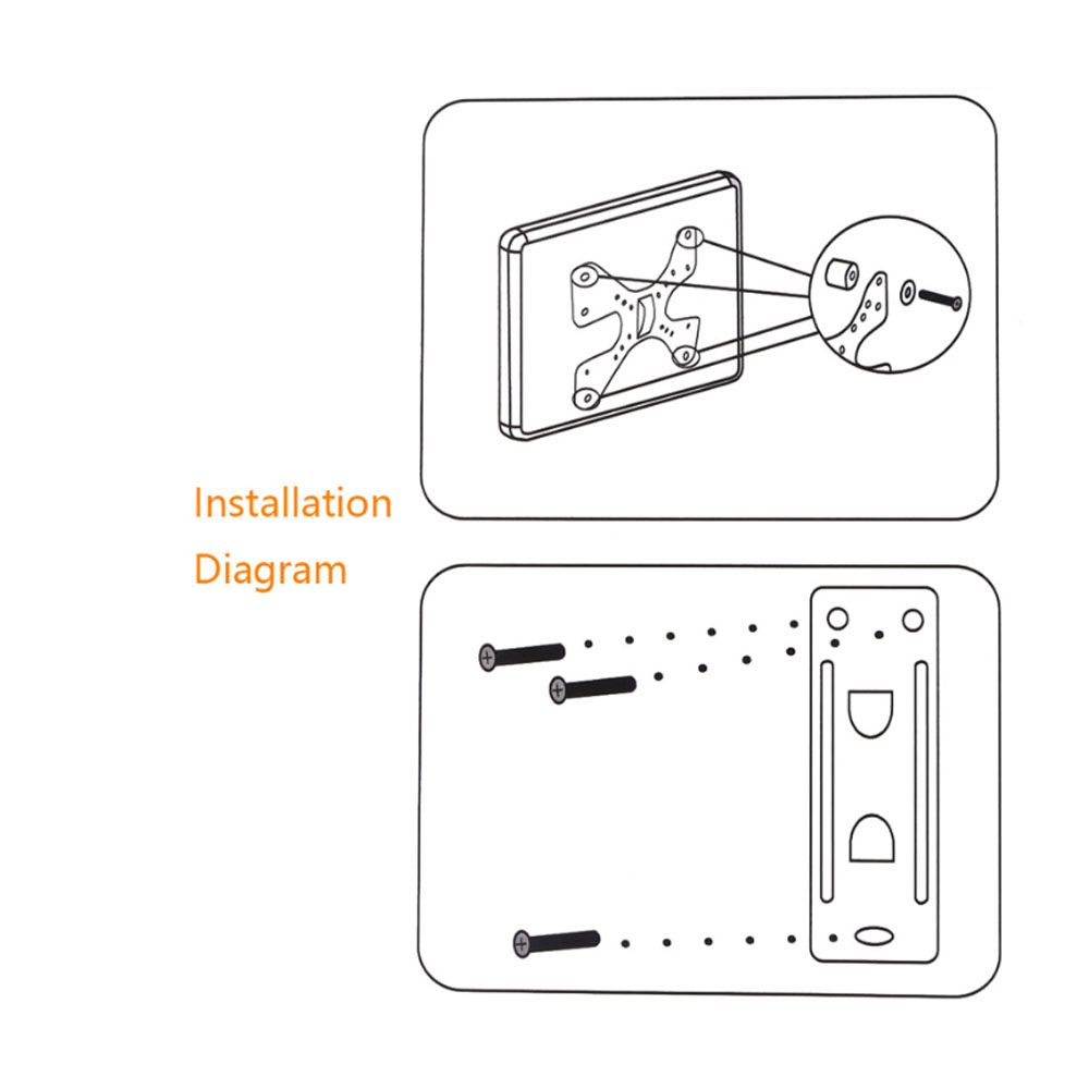TV Wall Mount Bracket Flat Pan - Flat Panel Mount Tilt 评论和价格