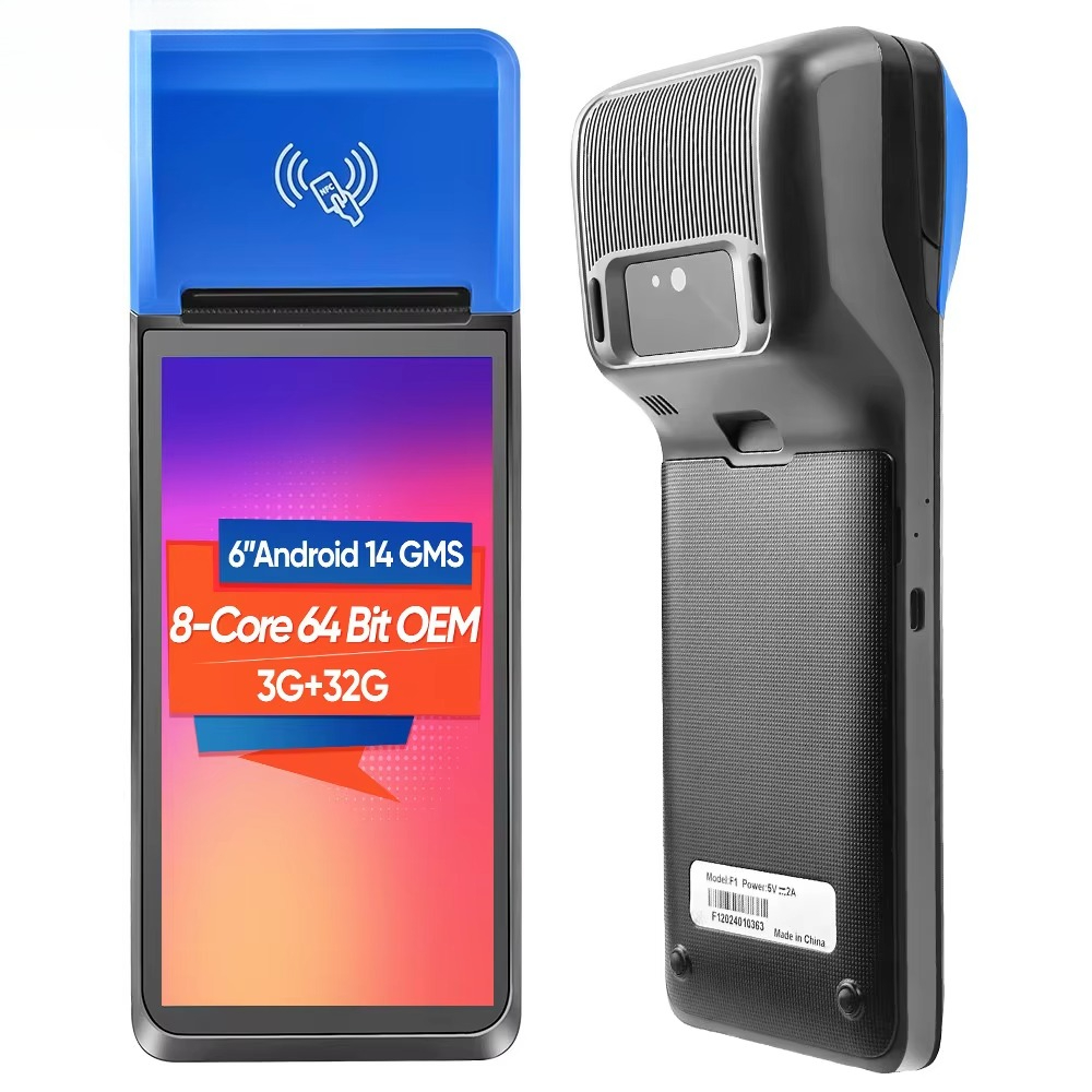Pos FYJ-F1 6'' 3G+32G 64-bit A - Pos Terminal Android 评论和价格