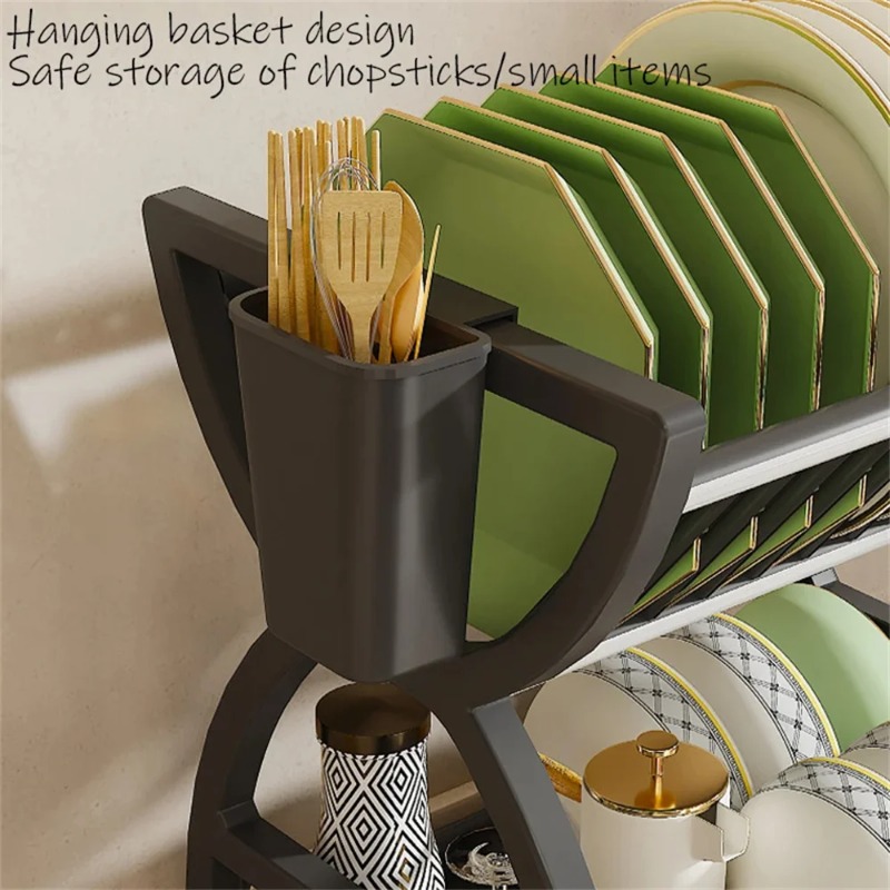 2 Tier Dish Drying Rack Kitche - Server Rack Shelf 评论和价格