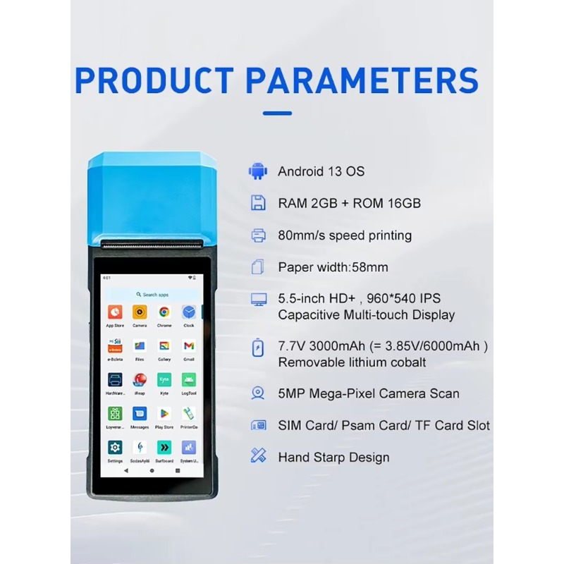 Android 13 Mobile Handheld POS - Pos Terminal Android 评论和价格