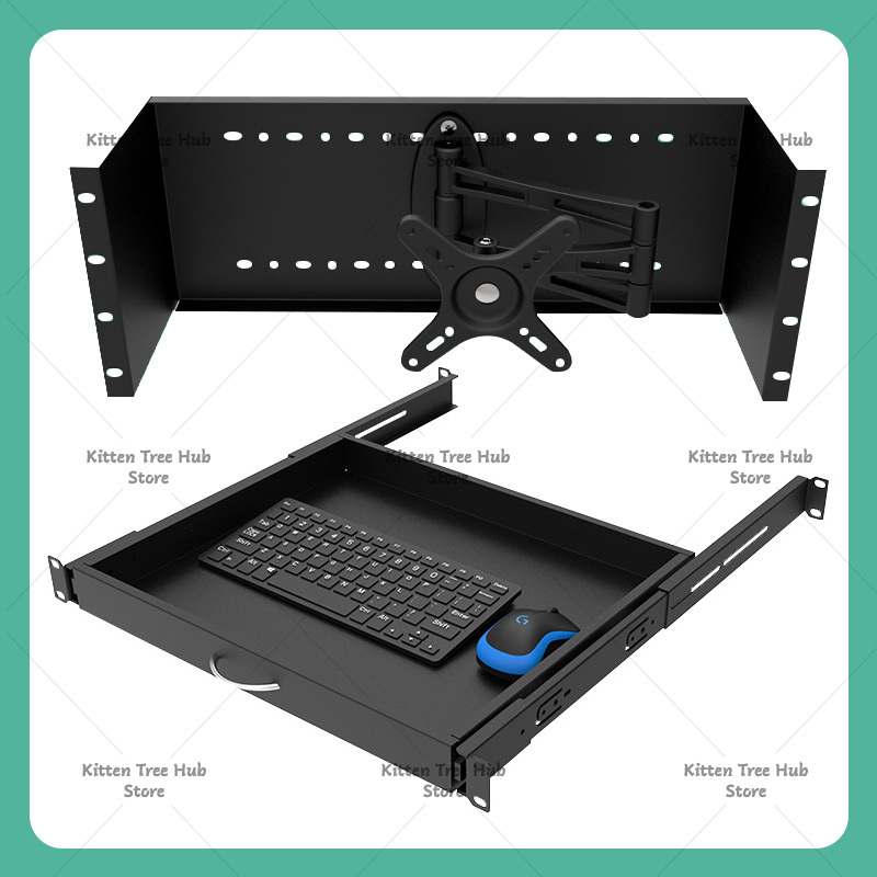 1U Drawer Keyboard Tray for Ne - Server Rack Shelf 评论和价格