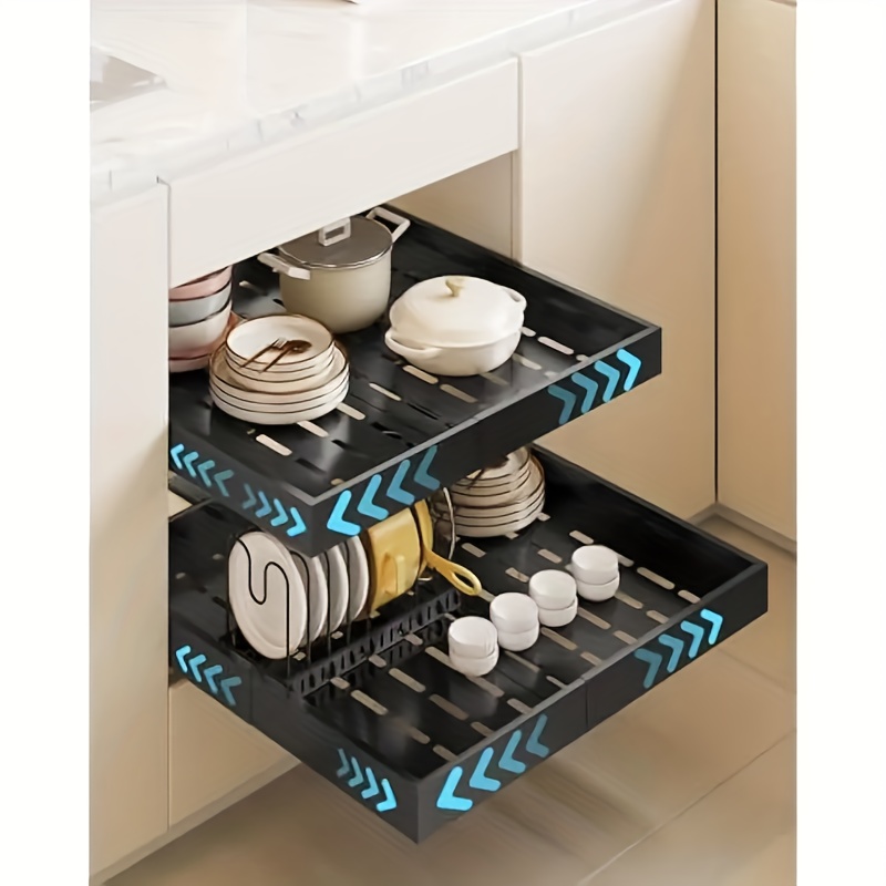 Pull Out Tray Organizer Kitche - Server Rack Shelf 评论和价格