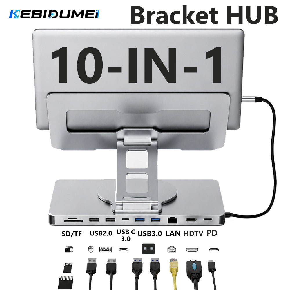 KEBIDUMEI 10 in 1 Laptop Brack - Gigabit Network Card 评论和价格